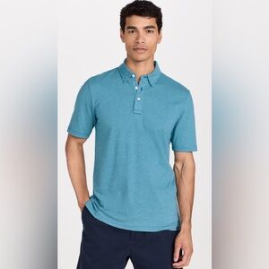 NWT - Faherty- Men’s Short Sleeve Movement Pique Polo